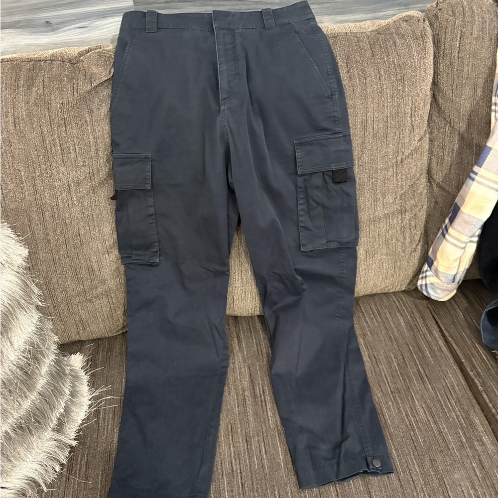 Dior Black Cargo Pants with Straight Leg and Utilitarian Style